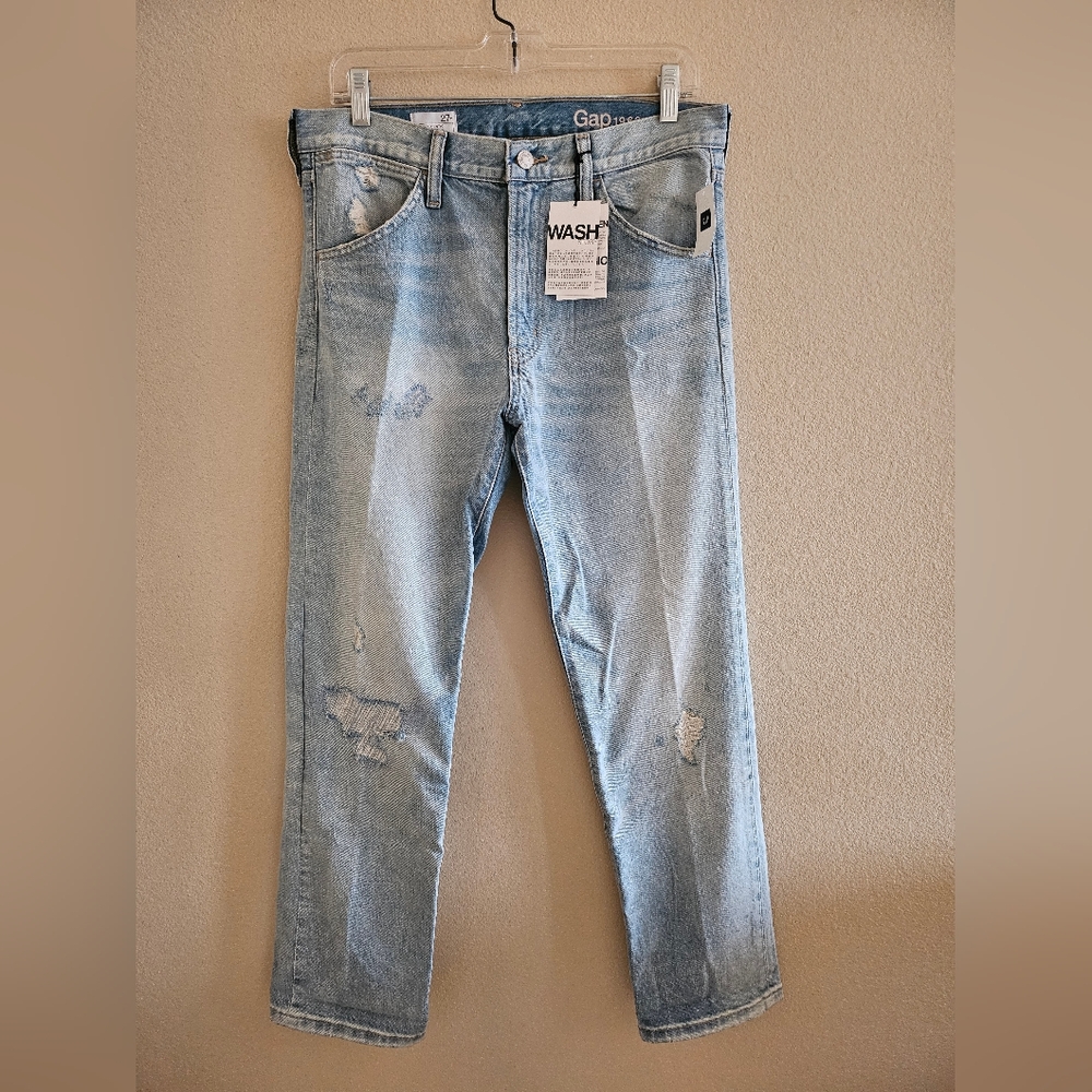 GAP Light Blue Distressed Jeans